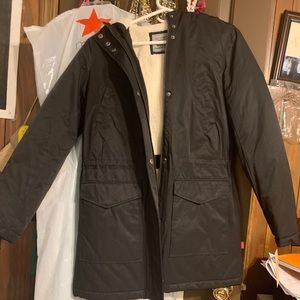 faux-fur lined parka Levi’s jacket